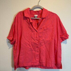 A New Day XL Button Down Blouse